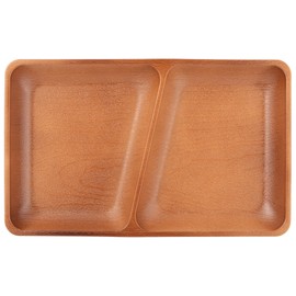 Yamanaka-nuri Naturel Square Partition Plate Black & Brown M17398-7