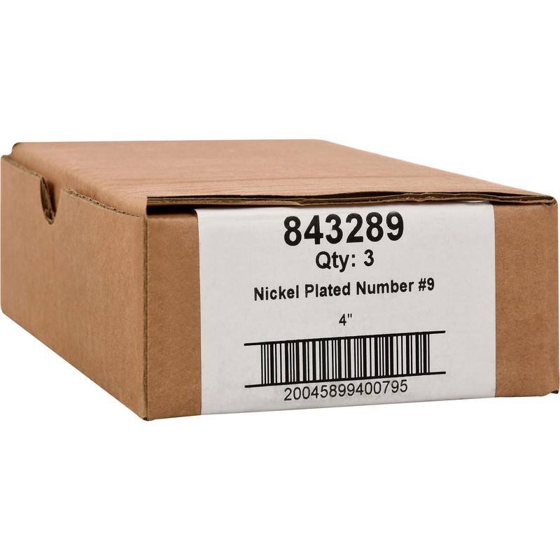 Distinctions by Hillman 843289 4-Inch Die Cast Self-Adhesive House Address