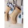 Rayher 67321521 Kraft Paper Christmas Stockings, 27.5 x 18 cm,