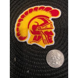 USC Southern Cal Trojans Embroidered Iron On Patch Old Stock 2.5” X 2.5 A1 GRADE