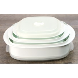 Calypso Basics by Reston Lloyd 6-Piece Microwave Cookware, Steamer and Storage Set, White