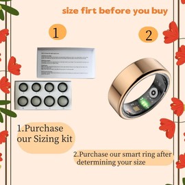 POP IT S Sizing Kit Smart Ring - Ring Sizer First Before You Buy - Ring Sizer Measuring Tool for Women Men, Choose from 8 Sizes - Sizes 6 to 13, Find The Perfect Ring Size Smart Ring Sizer