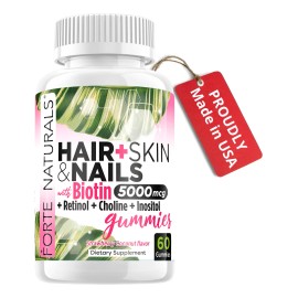 Forte Naturals Gomitas Biotina 5000mcg Cabello Piel Uñas N/a