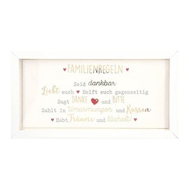 Depesche 11627-007 - Photo Frame with Compliment, Small Decorative Frame with Pretty Saying, Approx. 19 x 10 x 1.9 cm, Ideal as a Gift or a Little Present