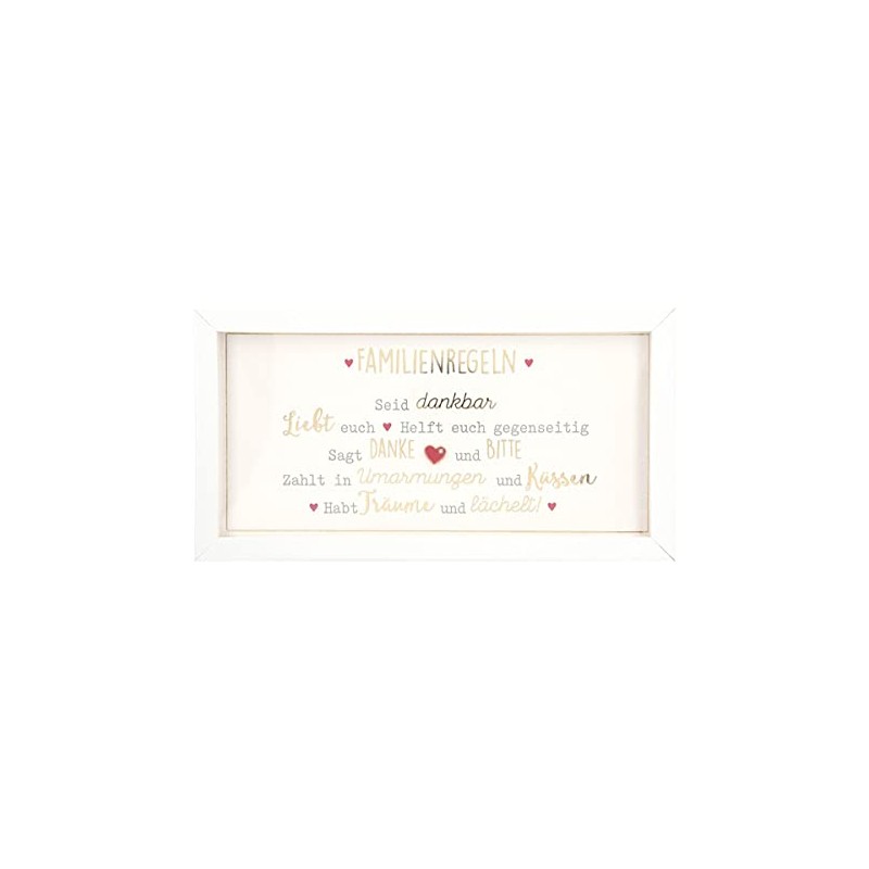 Depesche 11627-007 - Photo Frame with Compliment, Small Decorative Frame