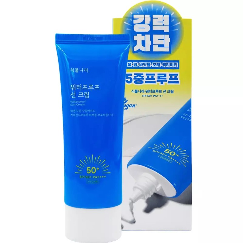 Plant Nation 식물나라 워터프루프 선크림 100ml x3개 SPF50+ 대용량 Plant