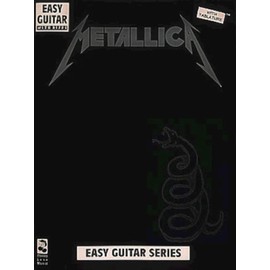 Metallica Black Book Easy Guitar With Riffs: Noten für Gitarre (Play It Like It Is)