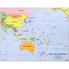 Historic 2002 Wall Map - East Asia and Oceania. 24in