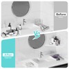 Qeke Bathroom Corner Shelf, Recessed 10" Shower Shelf Caddy, SUS304