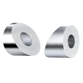 20Pack Cable Railing Kit 1/8" Wheel Protector Sleeves, Bundle with Black Invisible Swage Tensioner and Terminal, Cable Railing Safeguard Covers for 1/8" 3/16" Wire Rope Multi-Angle Install