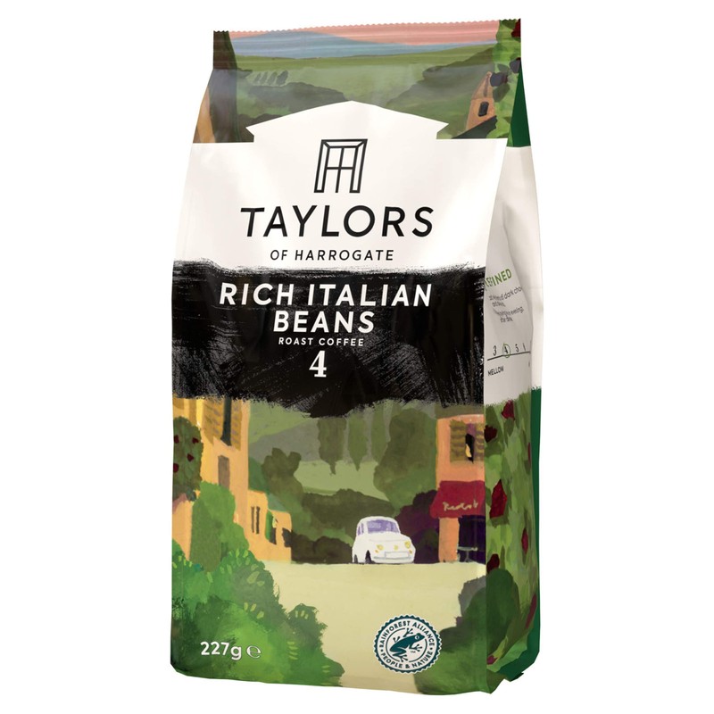 Taylors of Harrogate Rich Italian Beans Roast Coffee, 227g