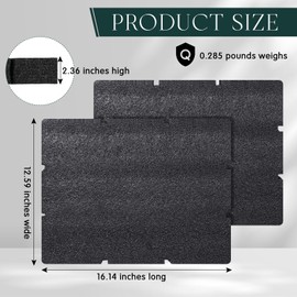 Frienda 2 Pcs Compatible with 48-22-8452 Foam Inserts for Drawer Foam Custom Tool Box Inserts Compatible with Milwaukee 48-22-8442 Drawer Accessories(16.14 x 12.6 x 2.36 Inch)