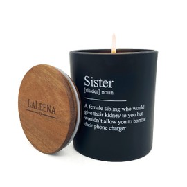 LaLeena Candle Gifts for Sisters, Friends and Family - Large Scented Soy Candle - Luxury Candles for Home - Birthday Gifts for Friends, Sisters and Family (Lavender, 14 oz)