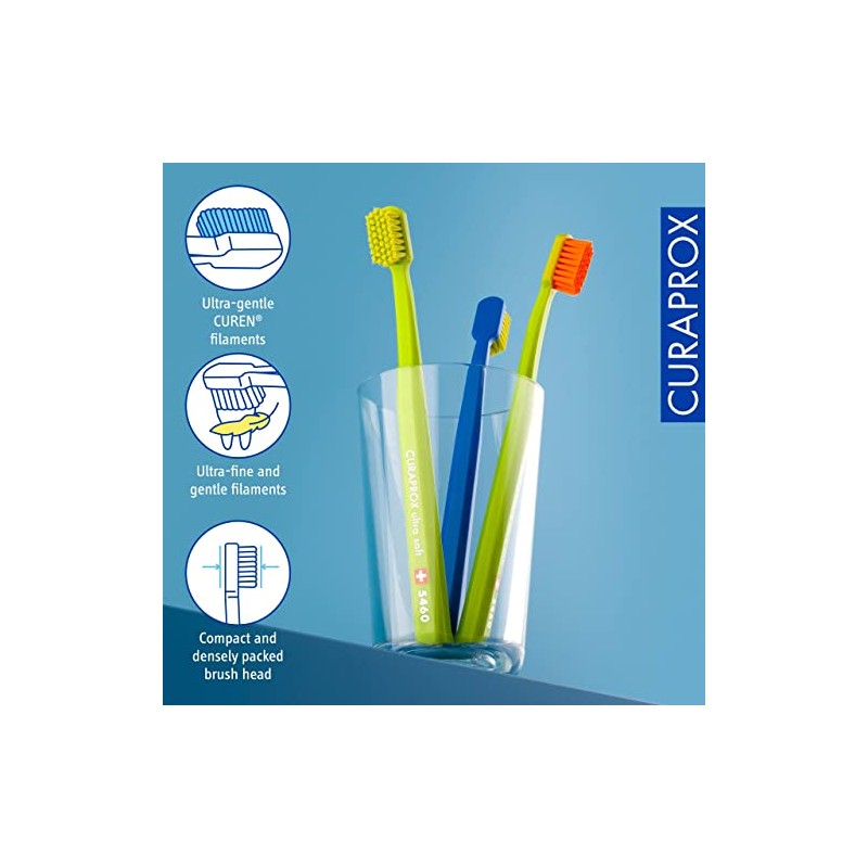 Cepillo de dientes ultrasuave Curaprox CS 5460 – Para dientes