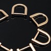 Murtenze 8PCS Tiny D-Key Ring with Screw Shackle for Car