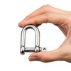 TERF M10 Heavy Duty Commercial D-Shackle Steel M10 (10mm) D-Shackle