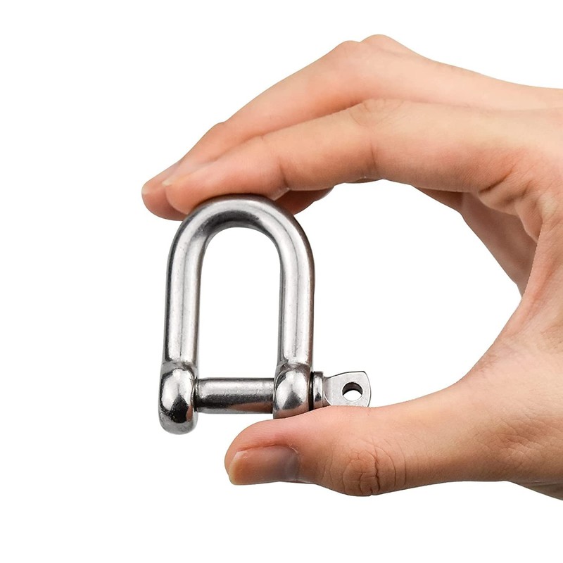 TERF M10 Heavy Duty Commercial D-Shackle Steel M10 (10mm) D-Shackle