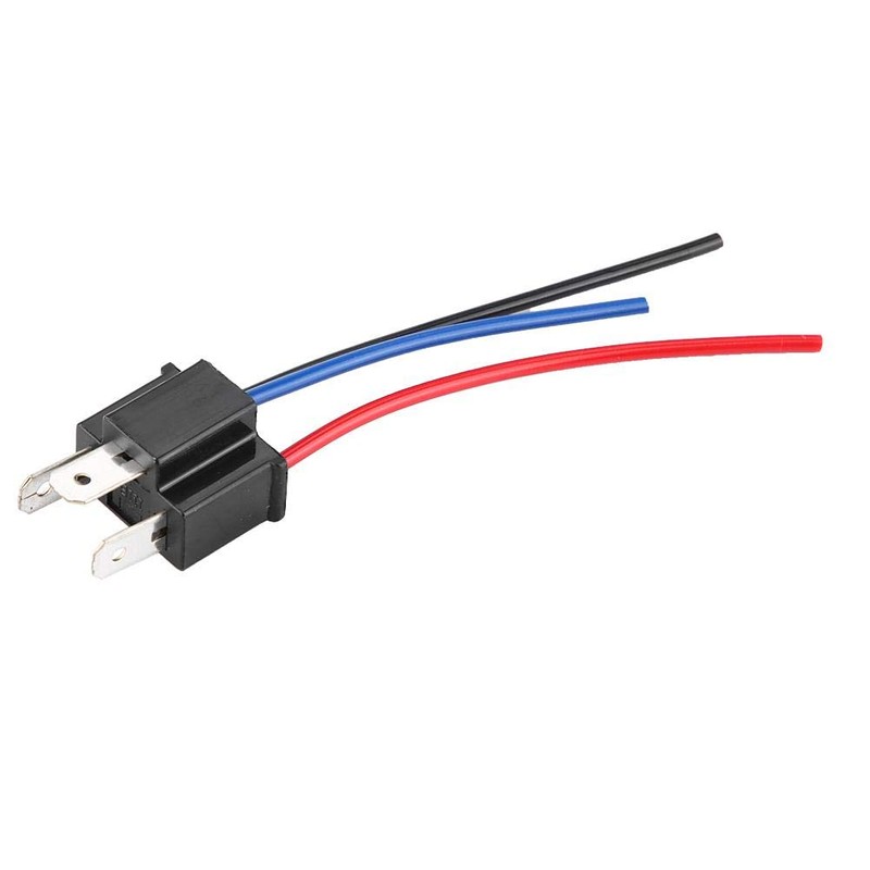 Male Socket H4 Male Head Extension Socket with Wiring Harness