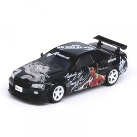 INNO64 x TOYEAST 1/64 Nissan Skyline GT-R "Bruce Lee" Bruce Lee Mini Car (R34)