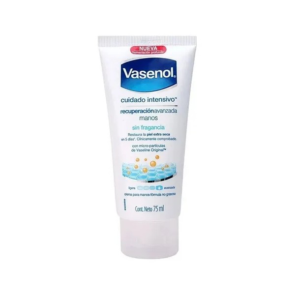 Crema Para Manos Vasenol Cuidado Intensivo 75 Ml