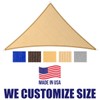 HOMA 8' x 14' x 16' Beige Sun Shade Sail