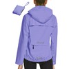 BALEAF Women's Running Rain Jackets Waterproof Windbreaker Windproof Lightweight Cycling