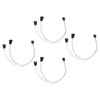 4pcs PWM Fan Extension Cable 4 Pin Silver Coated Copper