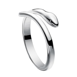 Jewboo S925 Sterling Silver Original Snake Manual Lovers Open Ring Women Birthday Gift Jewelry