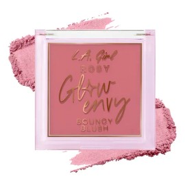 Rubor L.A. Girl Rosy Glow En Polvo Hipoalergénico Brillante Vegano