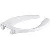 KOHLER K-4731-SC-0 Stronghold Elongated Toilet Seat with Self-Sustaining Check Hinge