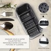 Kitchen Cutlery Holder Utensil Storage Organiser Stainless Steel Kitchen Utensil