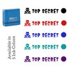 Printtoo Top Secret Self Inking Rubber Stamp Pre-Inked Office Stamp-