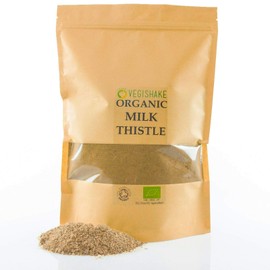 vegishake Organic Liver Detox Silymarin Powder Liver Health Body Detox Antioxidant Protein (500g)