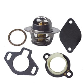 Thermostat Kit 160° for Mercruiser 807252Q5 V6 & V8 4.3L, 5.0L, 5.7L, 7.4L,8.2L 1987-Up Replaces 18-3647