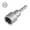 Sourcingmap 1/4" Quick-Change Hex Shank 16mm Magnetic Nut Setter Driver