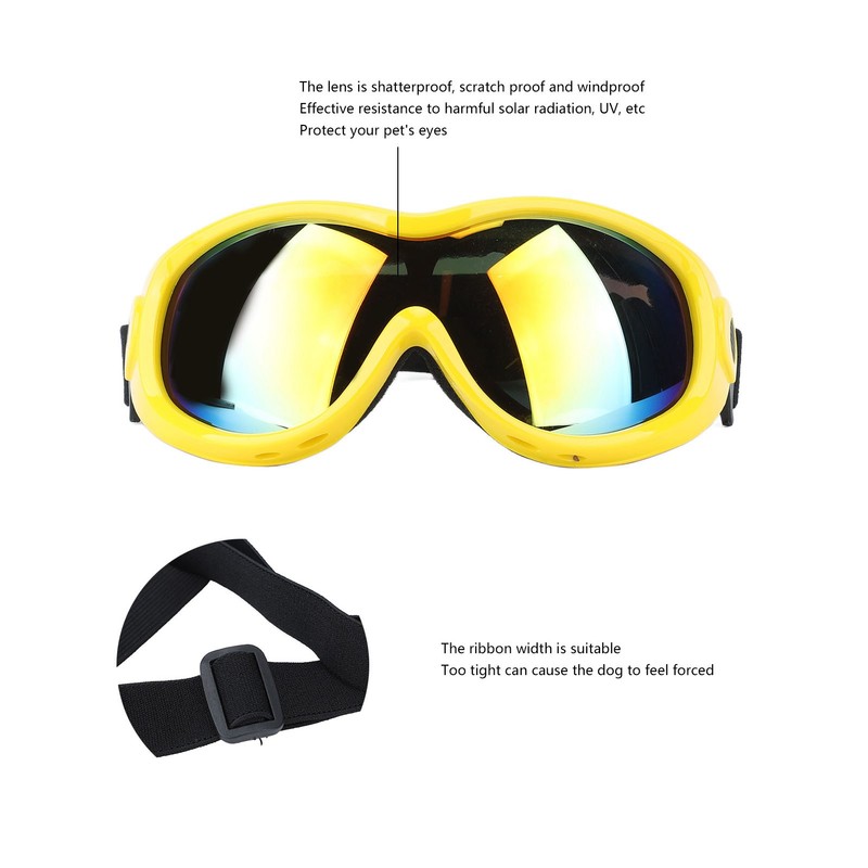 UV Protection Pet Glasses PVC and PC Adjustable Strong Impact