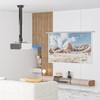 WALI Projector Ceiling or Wall Mount, Universal Height Adjustable Mount