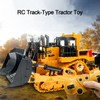 1:24 9CH TrackType Tractor Toy 2.4G Remote Control Engineering Vehicle