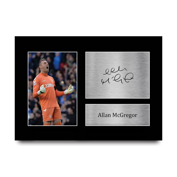HWC Trading A4 Allan McGregor Rangers Gifts Printed Signed Autograph