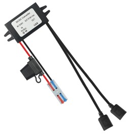 DC 8-32V Step Down to 5V 3A MAX 15W Dual USB Female Converter Adapter Buck Module (2USB)