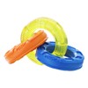 Nerf TPR 3 Ring Tug Blue/Green/Orange Dog Toy, Small