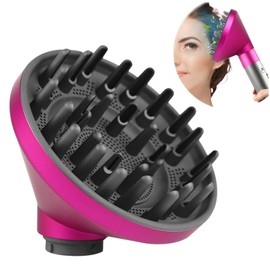 Dxyue Diffusor-Aufsatz für Dyson Airwrap Styler HS01 HS05, verwandelt Ihren Haarstyler in einen Haartrockner(Rosenrot)