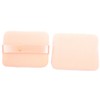 Square Flocking Puff Powder Puff 2 Pieces (55x45mm) 6ea