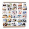 Uping Collage Picture Frame, Photo Wall, Collage Picture Frame, Photo Line, Wooden Picture Frame in Clothesline Look