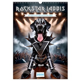 Rockstar Labbi (Wall Calendar 2026 DIN A3 High), CALVENDO Monthly Calendar