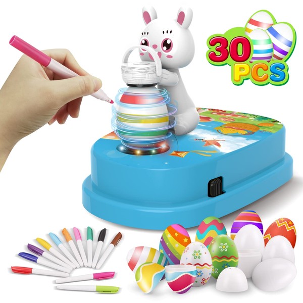 Engfa Easter Egg Decorating Kit, Bunny Spinner, Easter Crafts and