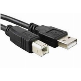 k one cable USB 2.0 Cable A Male to B Male 6 Ft. printer cable  for USB printer, black