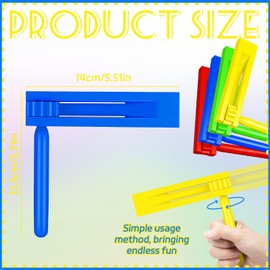 Demonwer 4 Pcs Mexicanas Noise Ratchet Green Spinning Rattle Ratchet Noise maker Traditional Wooden Matraca for Graduation Birthday Parties Football Games Sporting Events