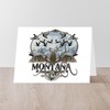 CafePress Montana Wildlife Folded Greeting Card Matte