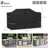 Bitubi 86 Inch Island Grill Cover - 600D Heavy Duty